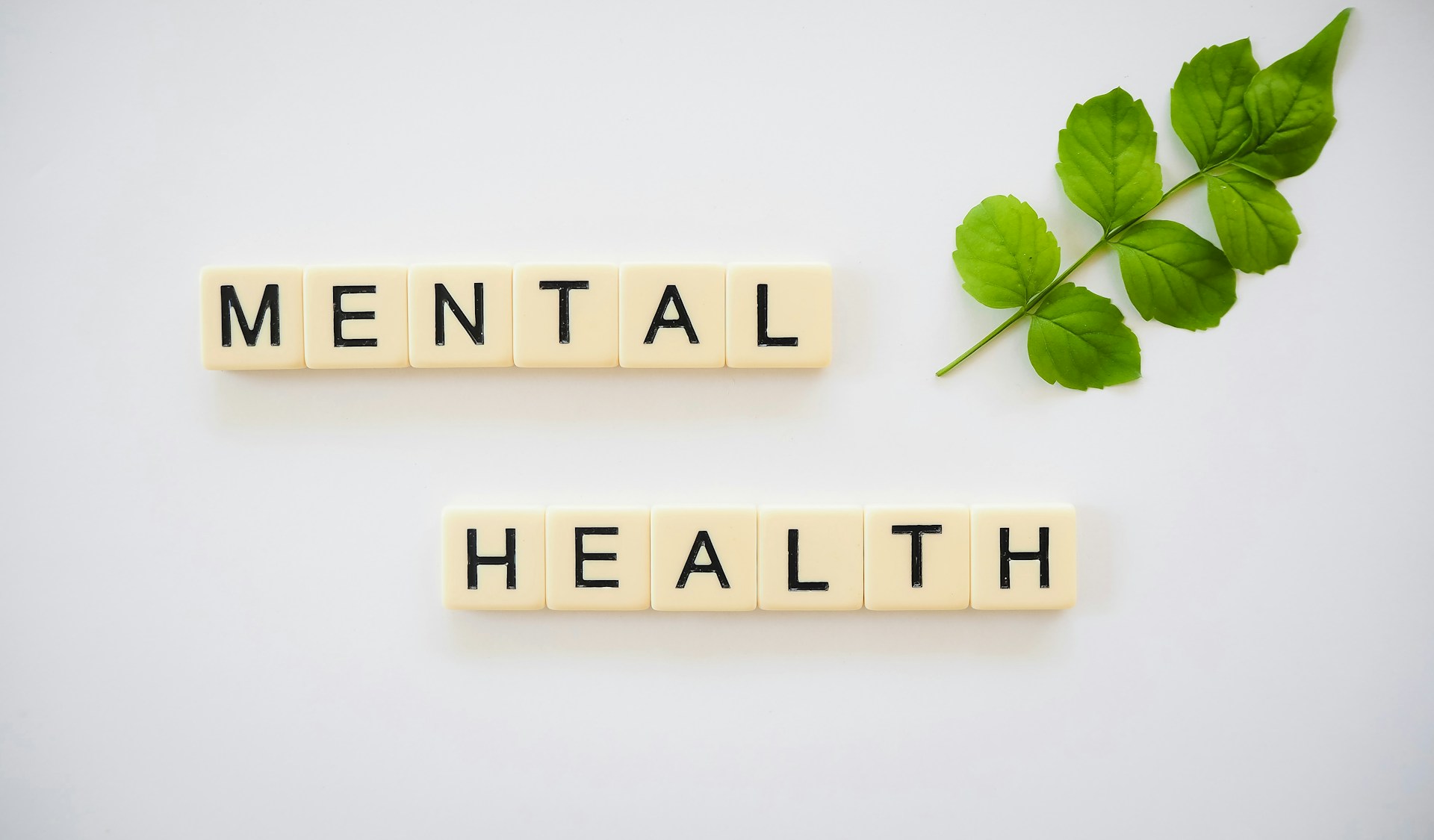 Mental health in scrabble tiles